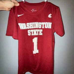 Dri-fit nike women Red Washington State Tee cougars